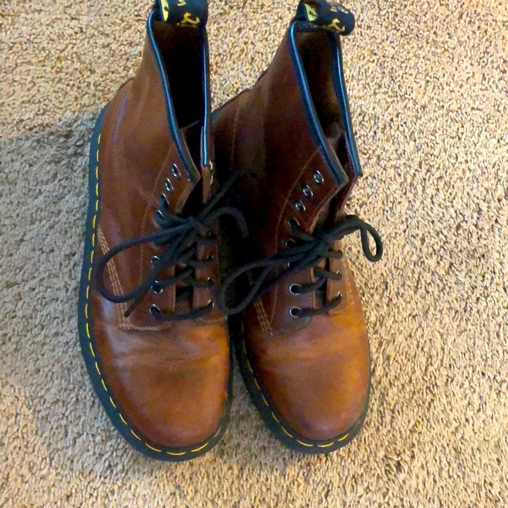 Brown Doc Martens, size 9.5 womens.